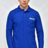 Polo Piqué Azul | Manga Larga | Tejido 30/1