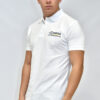 Polo Blanco en Piqué 30/1 y 24/1 | Estilo Camisero | Logotipo Exclusivo.