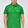 Polo Verde en Piqué 30/1 y 24/1 | Estilo Camisero | Logotipo Exclusivo