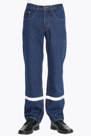 Pantalón jean con cinta
