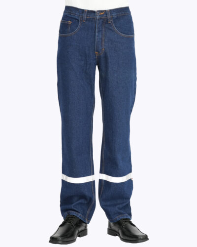 Pantalón jean con cinta