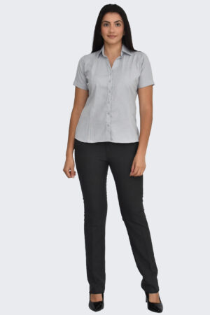 Pantalón de Vestir y Blusa oxfort de Dama en Lanilla Barrington