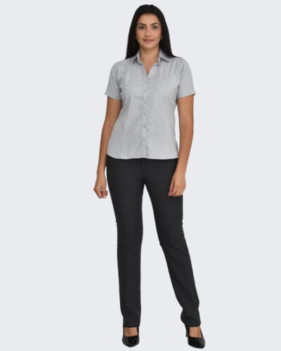 Pantalón de Vestir y Blusa oxfort de Dama en Lanilla Barrington